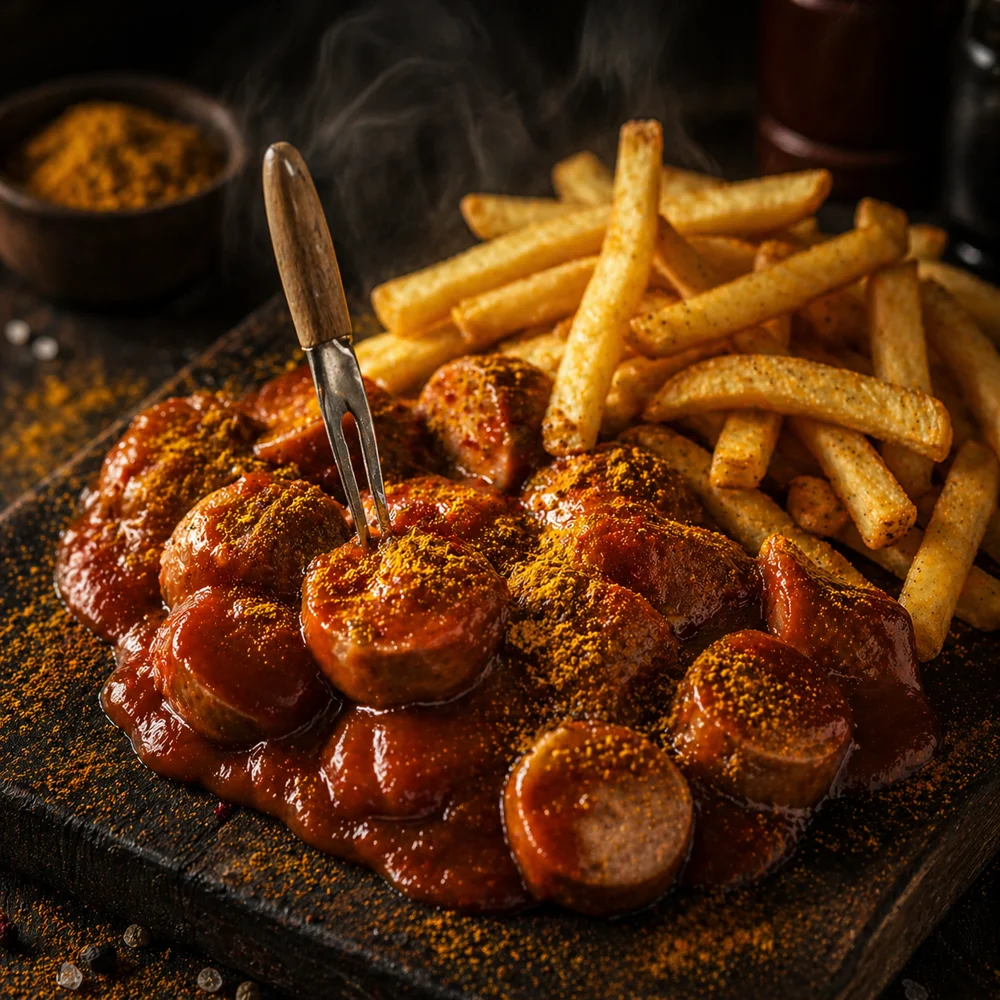 Currywurst with Fries